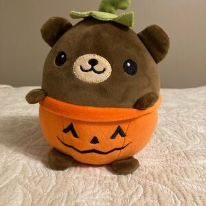 Cute Kawaii Bear Plush in Pumpkin Costume, No Brand/No tags